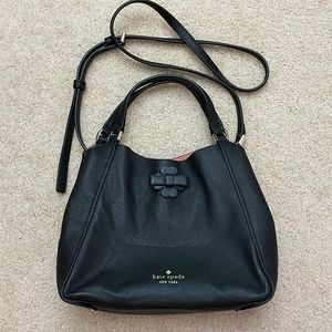 Kate Spade Small Triple Compartment Talia Satchel, Black